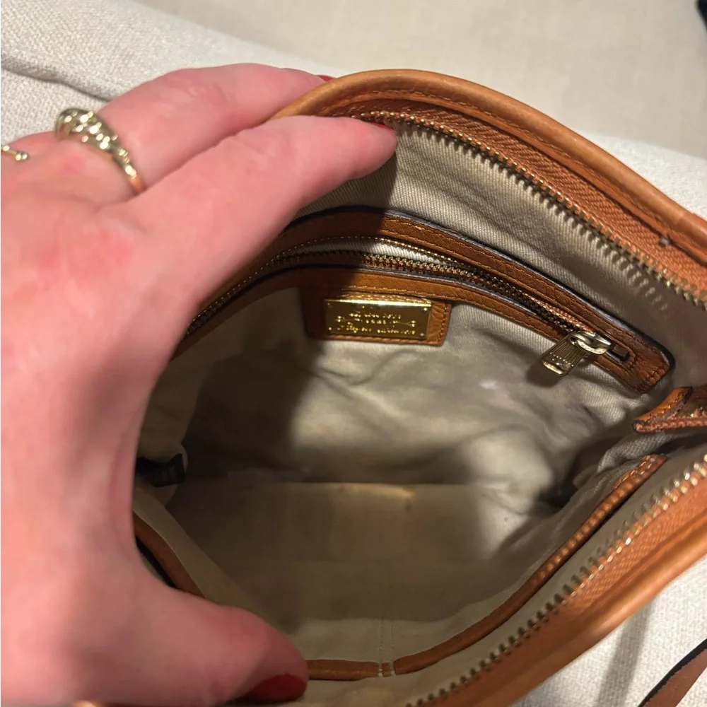 Ralph Lauren Brown Leather Bag with Gold Details - Picture 10 of 13